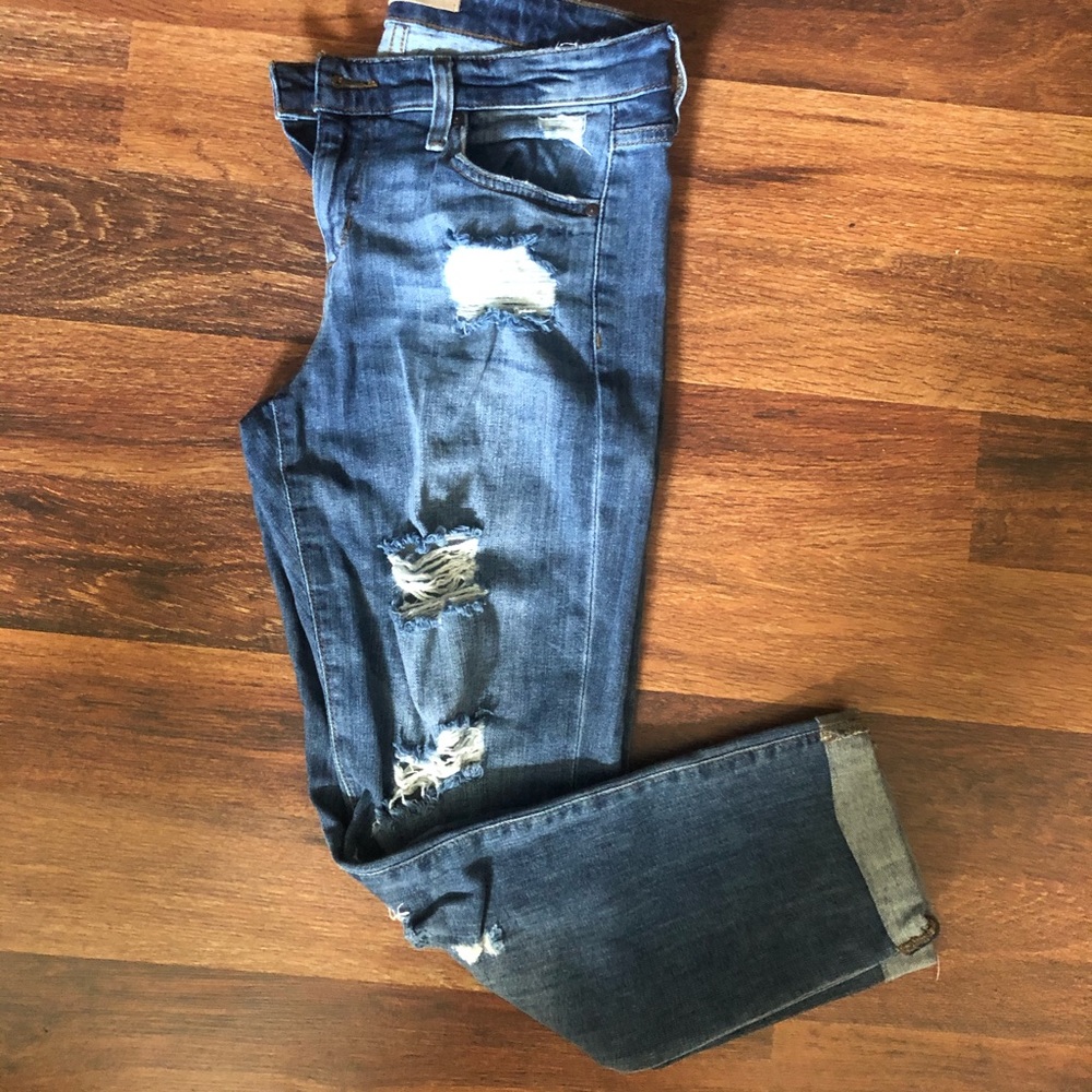 Joe jeans Fit: boyfriend distressed slim crop w25